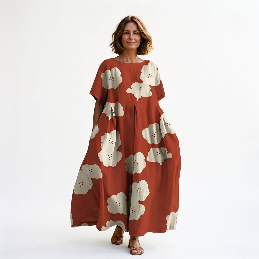 Floral Plus Size Summer Dress