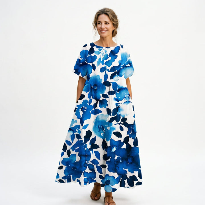 Floral Plus Size Summer Dress