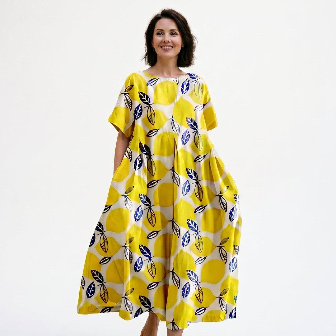 Floral Plus Size Summer Dress