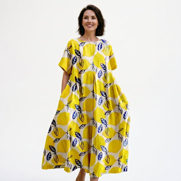 Floral Plus Size Summer Dress