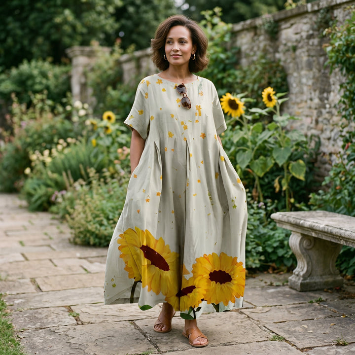 Floral Plus Size Summer Dress
