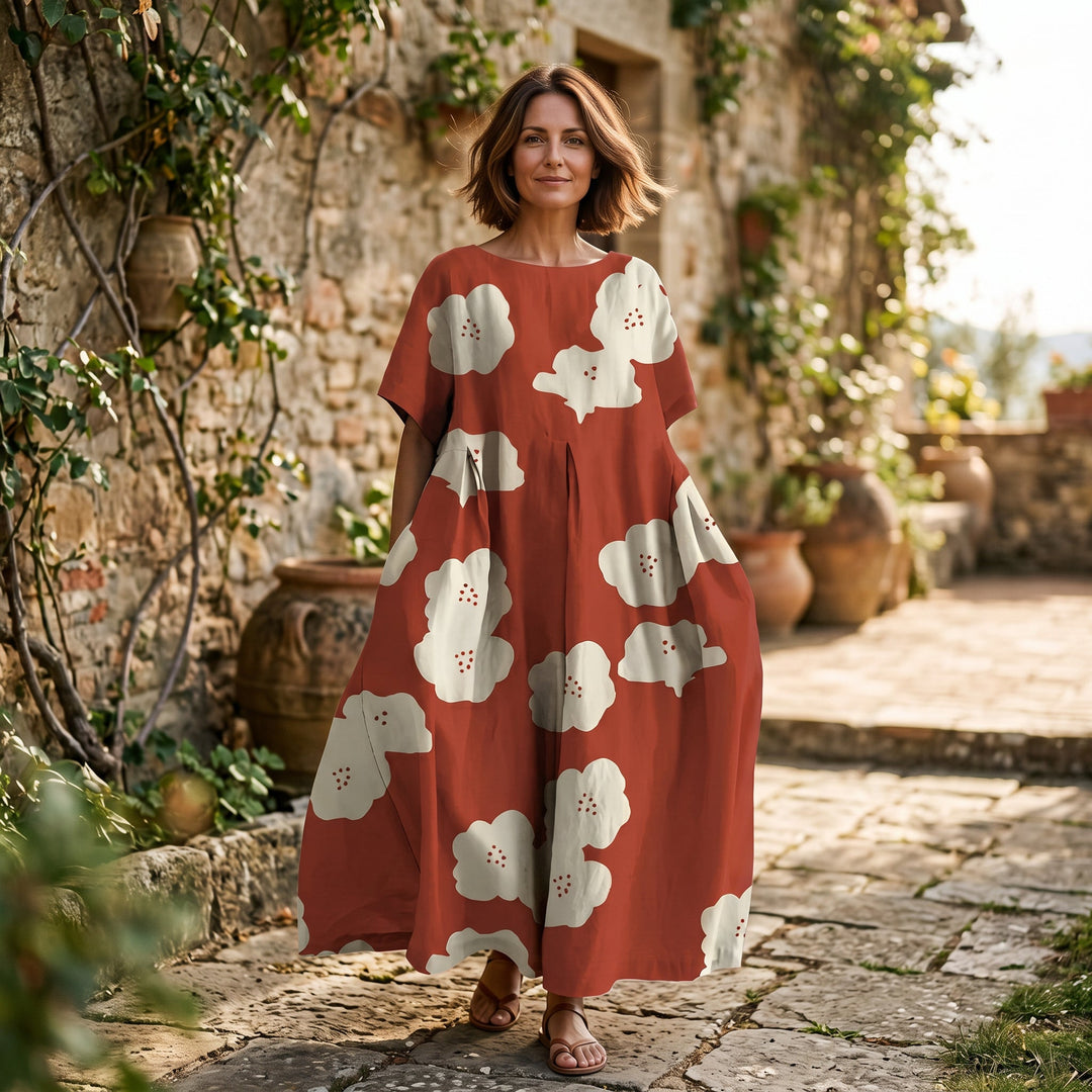 Floral Plus Size Summer Dress