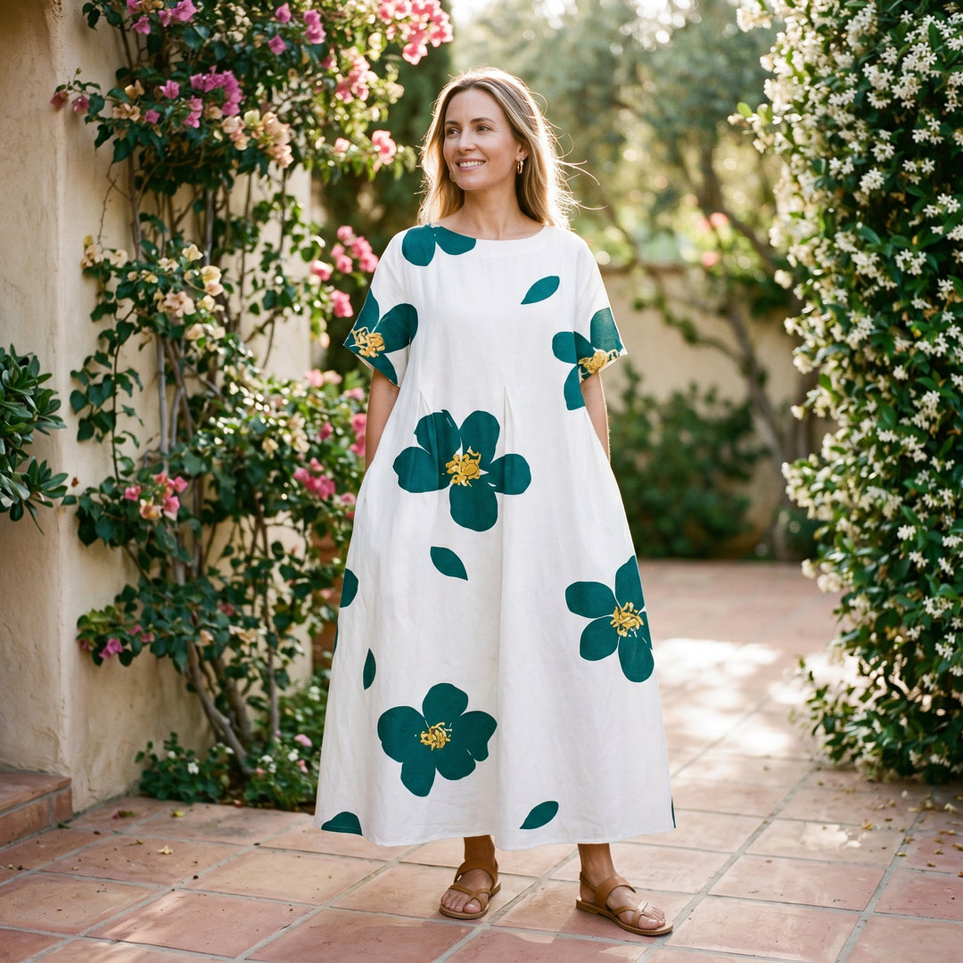 Floral Plus Size Summer Dress