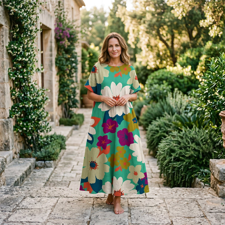 Floral Plus Size Summer Dress