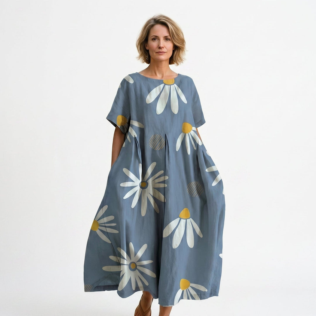 Floral Plus Size Summer Dress