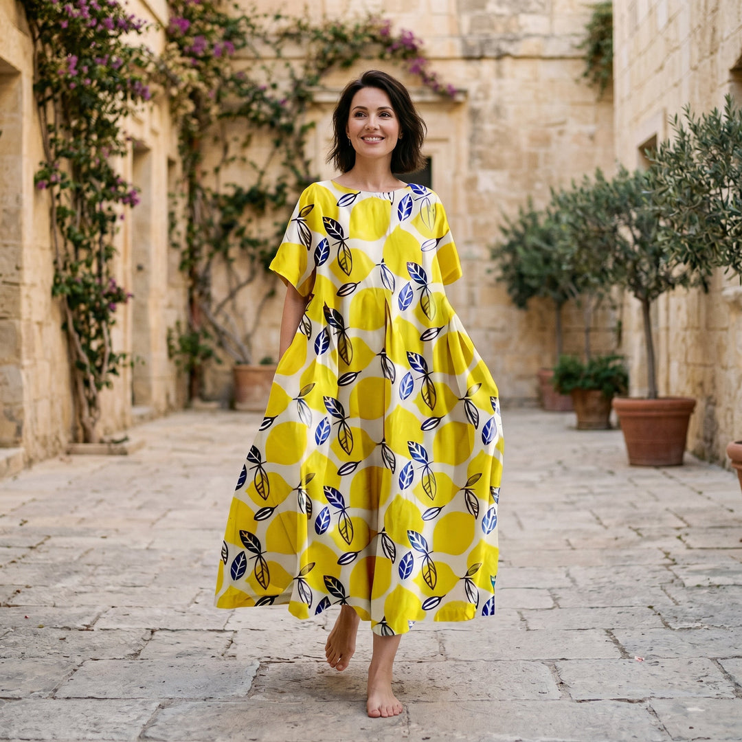Floral Plus Size Summer Dress
