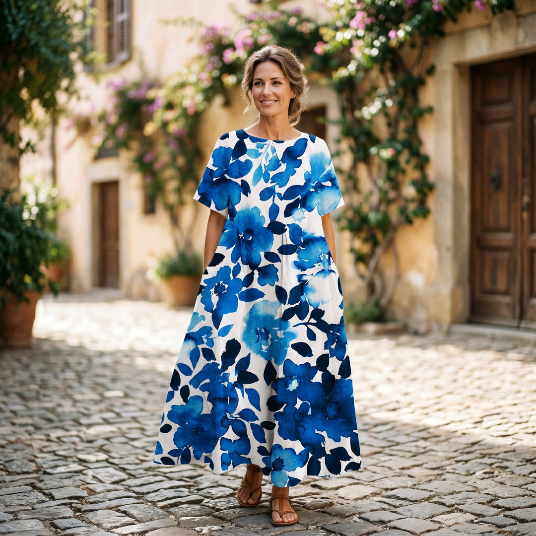 Floral Plus Size Summer Dress