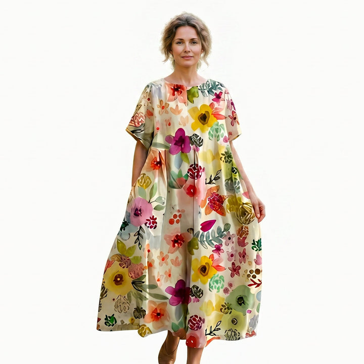 Floral Plus Size Summer Dress