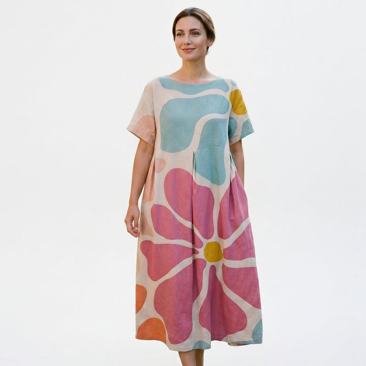 Floral Plus Size Summer Dress