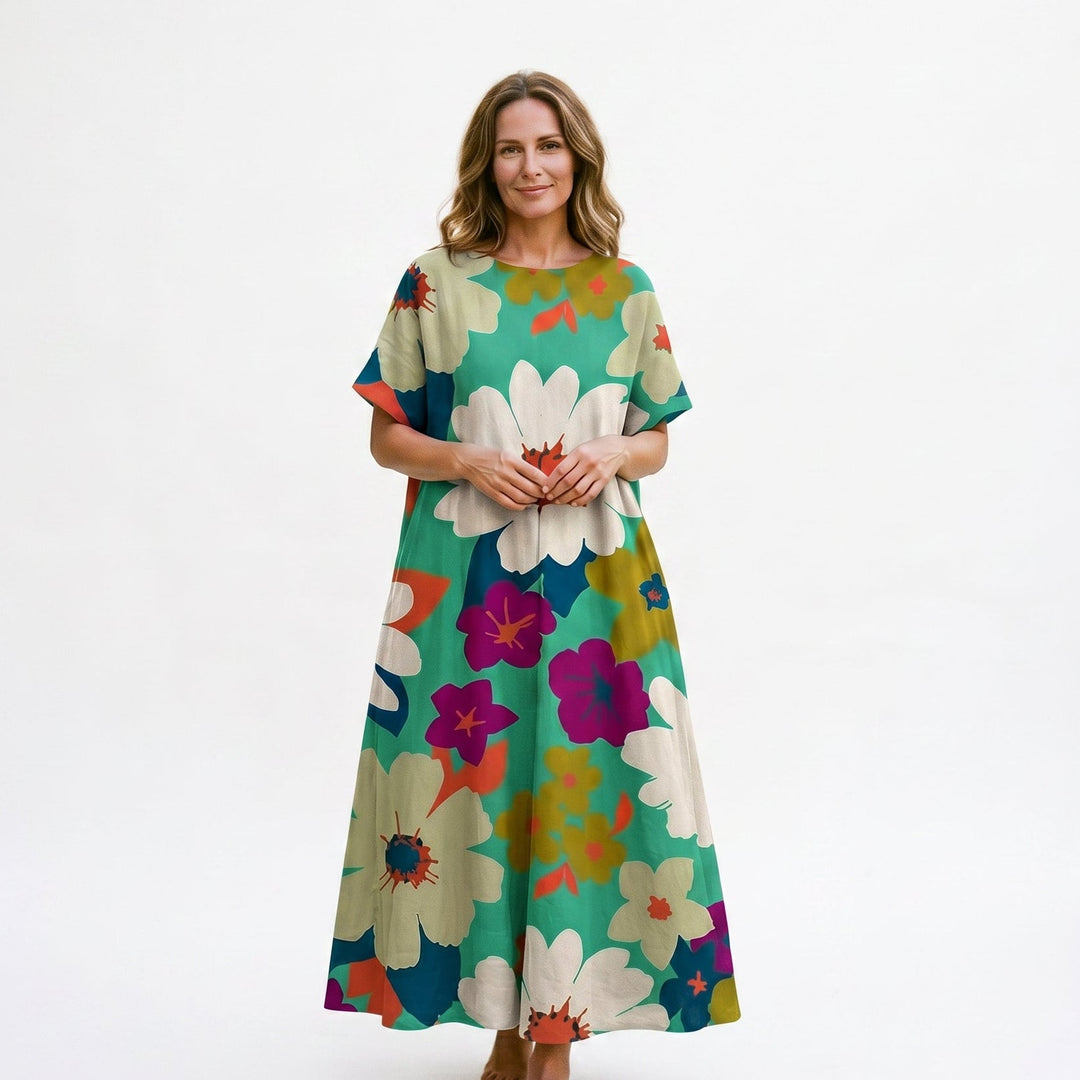 Floral Plus Size Summer Dress