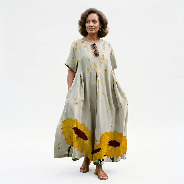 Floral Plus Size Summer Dress