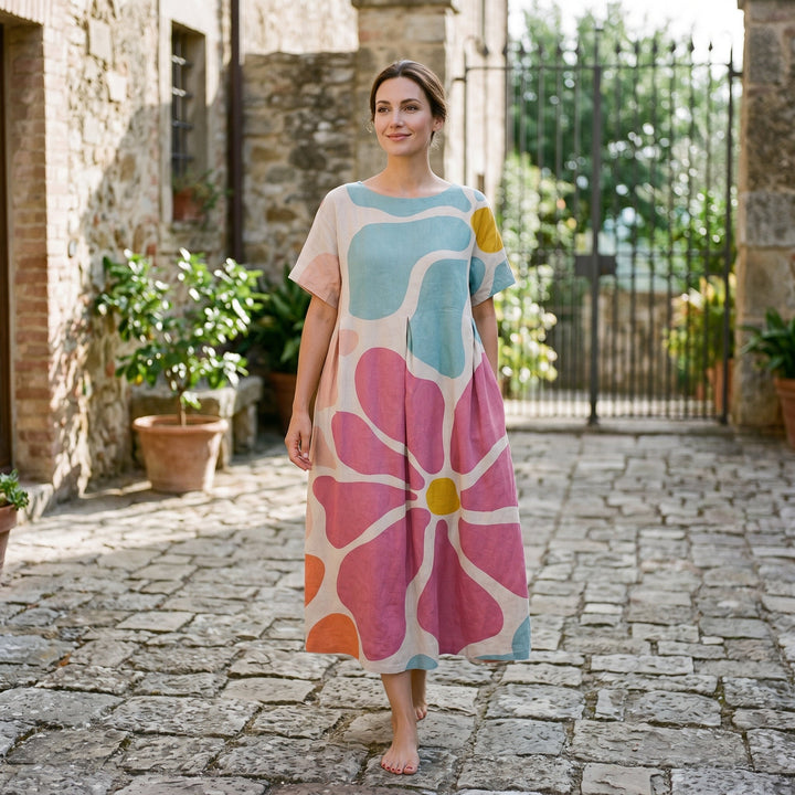 Floral Plus Size Summer Dress