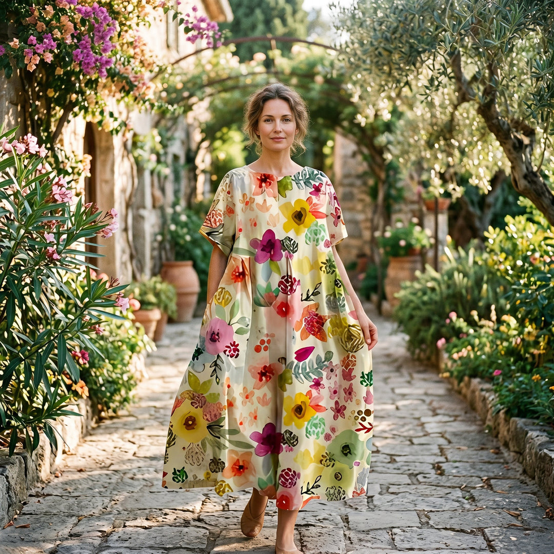Floral Plus Size Summer Dress