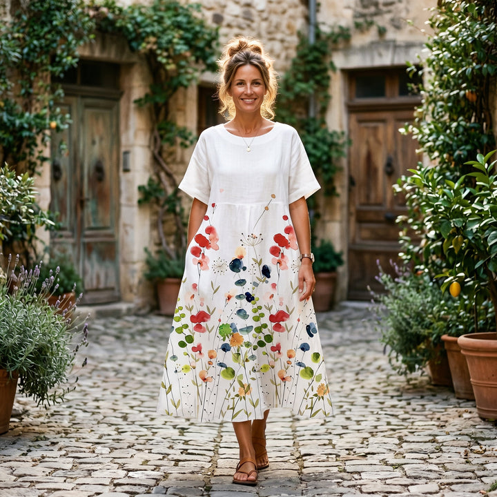 Floral Plus Size Summer Dress