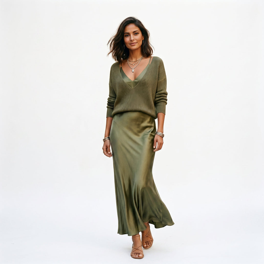 Adeline - Elegant Black Cocktail Dress for Women