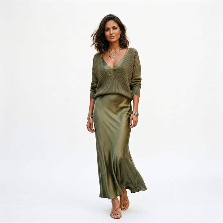 Adeline - Elegant Black Cocktail Dress for Women