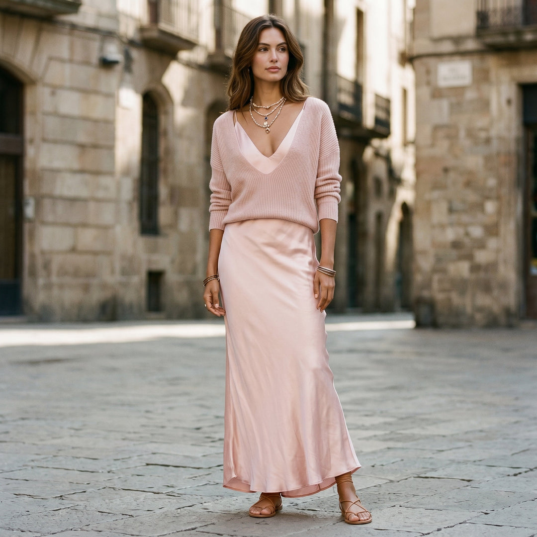 Adeline - Elegant Black Cocktail Dress for Women