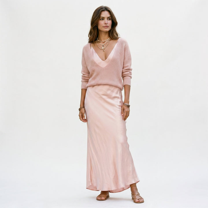 Adeline - Elegant Black Cocktail Dress for Women