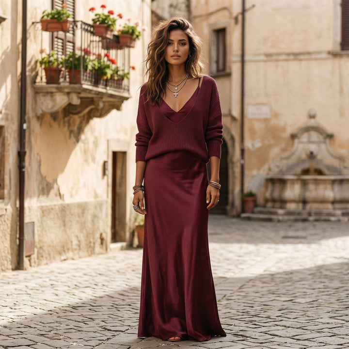 Adeline - Elegant Black Cocktail Dress for Women