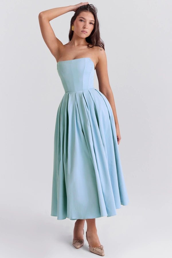 Elegant Midi Dress for Wedding Guests