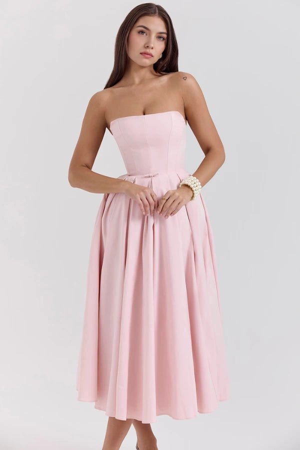 Elegant Midi Dress for Wedding Guests