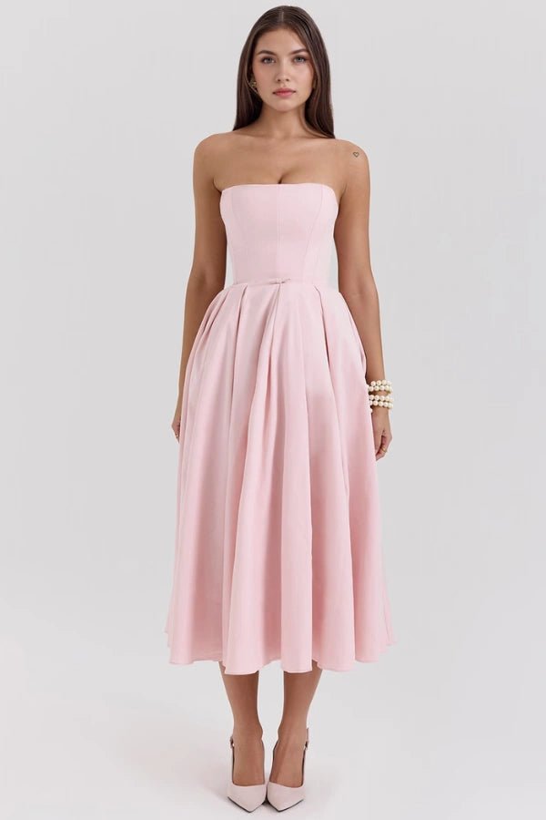 Elegant Midi Dress for Wedding Guests
