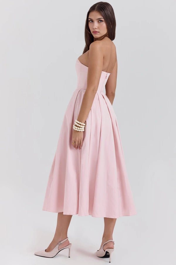 Elegant Midi Dress for Wedding Guests