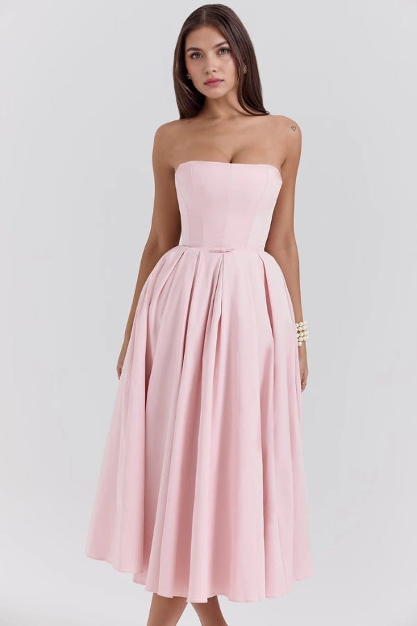 Elegant Midi Dress for Wedding Guests