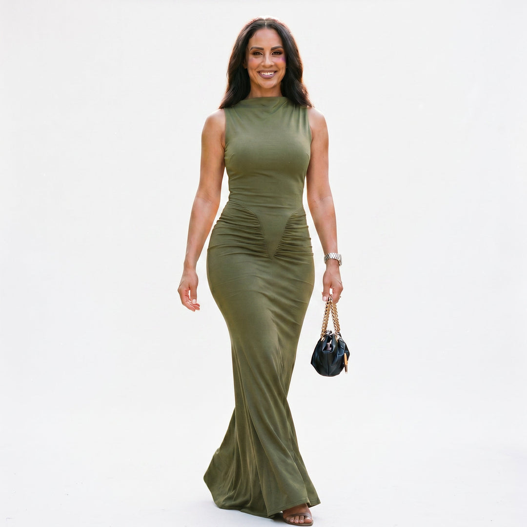 Adriana - Elegant Summer Maxi Dress with Ruffles