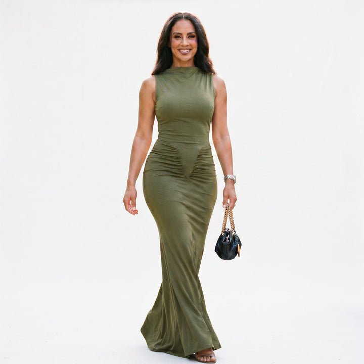 Adriana - Elegant Summer Maxi Dress with Ruffles