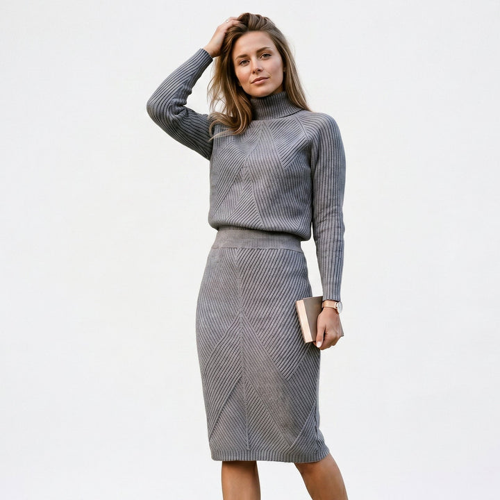 Alexa - Elegant Two Piece Skirt Set for Women