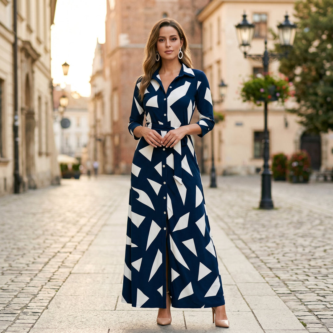 Amalia - Elegant Work Maxi Dress for Women