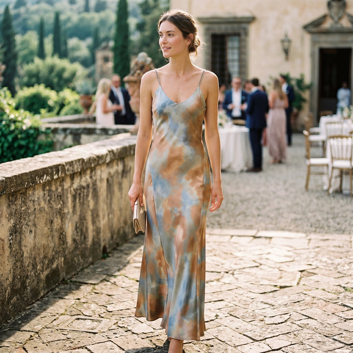 Maia - Elegant White Maxi Dress for Summer Events