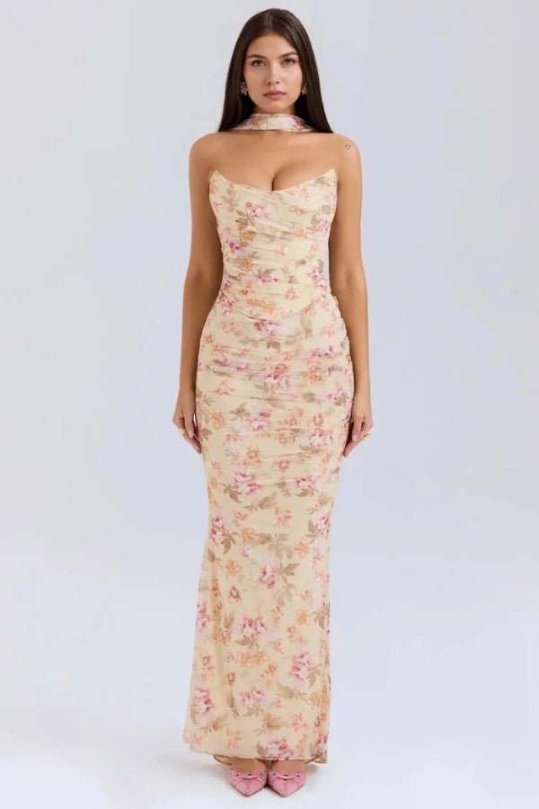 Elegant Black Corset Top Dress for Special Occasions