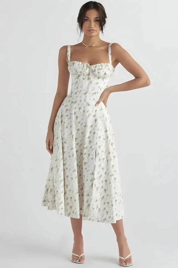 Elegant Floral Summer Dress for Women