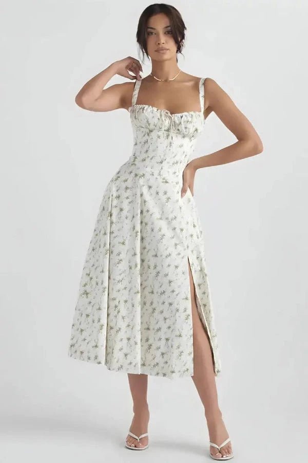 Elegant Floral Summer Dress for Women
