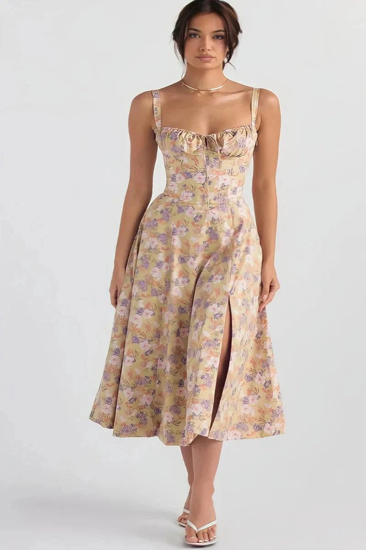 Elegant Floral Summer Dress for Women