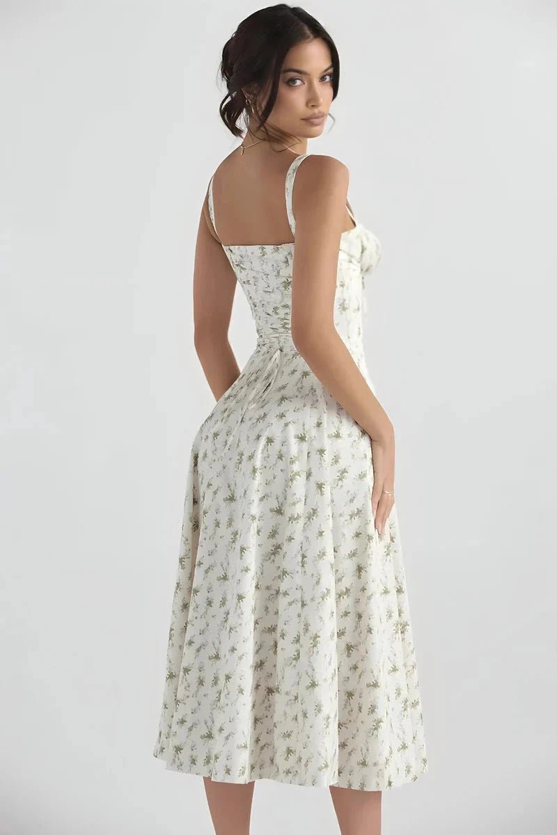 Elegant Floral Summer Dress for Women
