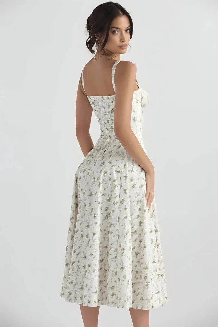 Elegant Floral Summer Dress for Women
