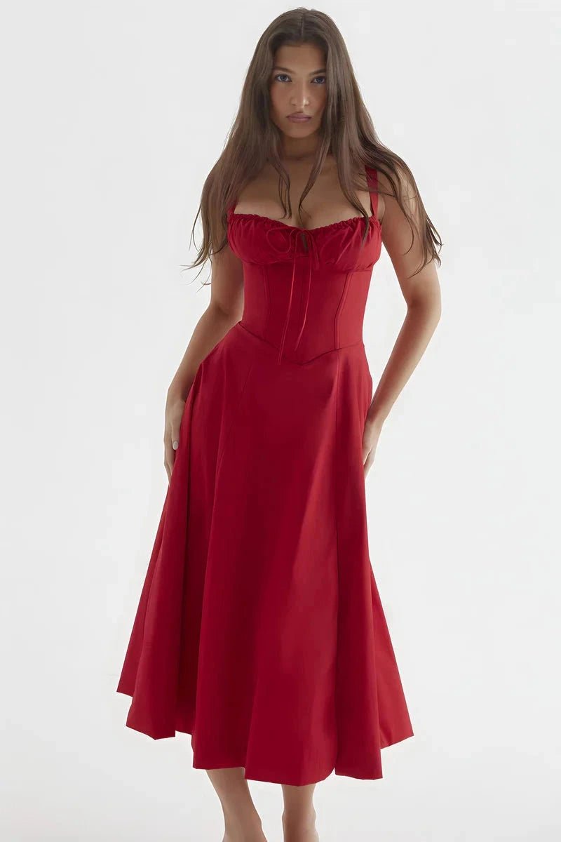 Elegant Floral Summer Dress for Women