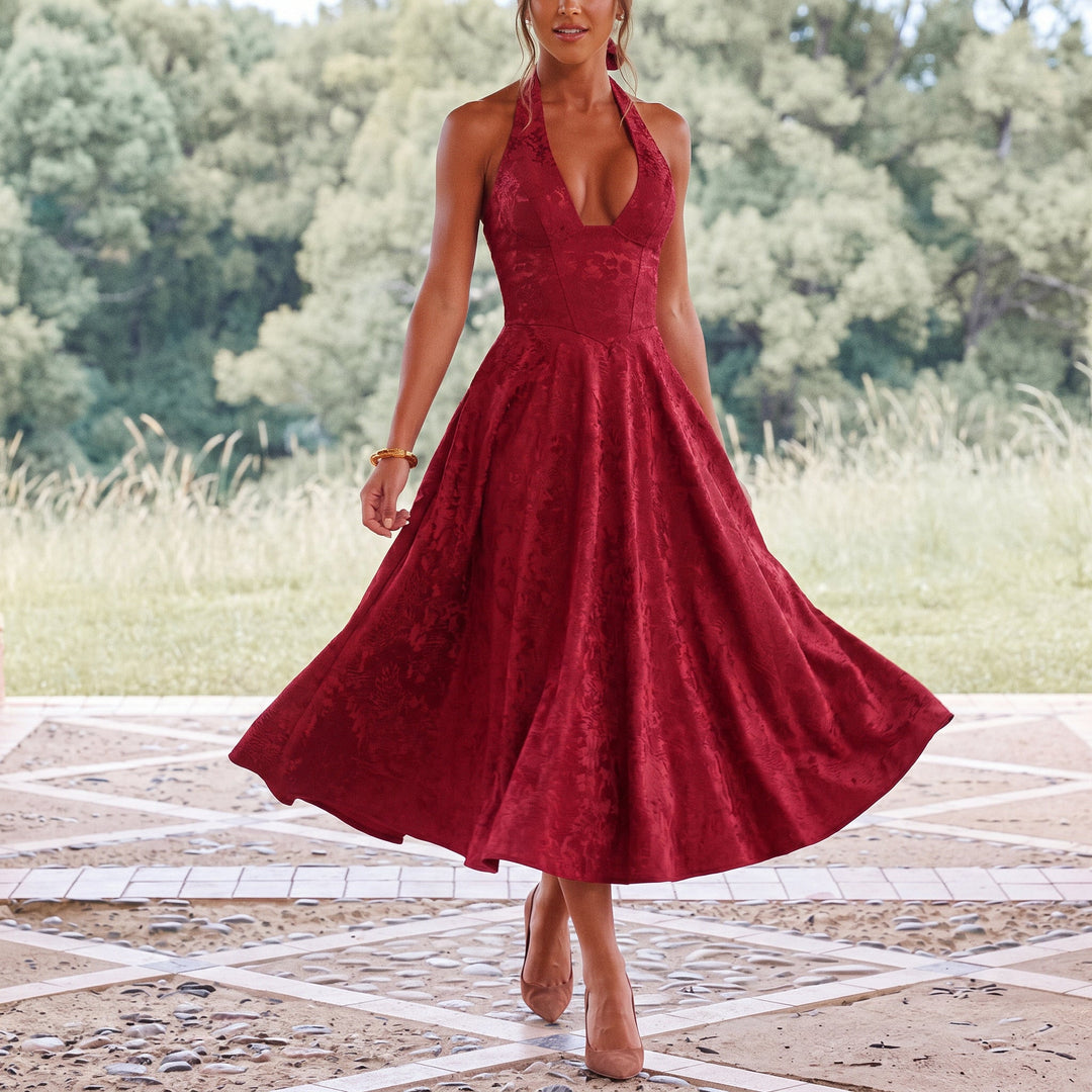 Carlotta - Elegant A-Line Cocktail Dress for Weddings