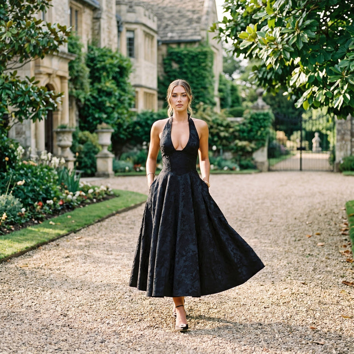 Carlotta - Elegant A-Line Cocktail Dress for Weddings