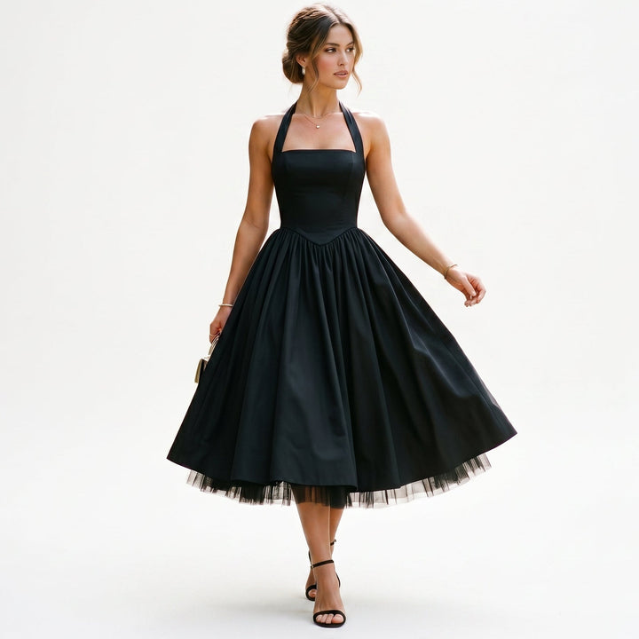 Galatea - Elegant Wedding Guest Midi Dress