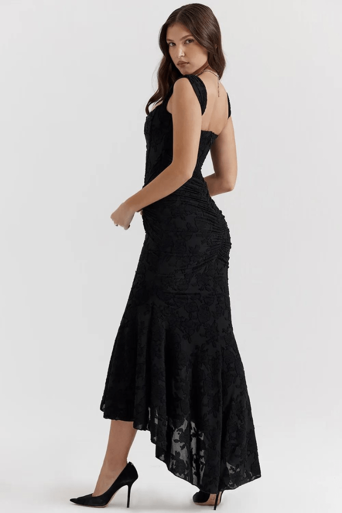 Floral Long Sleeve Maxi Dress for Women
