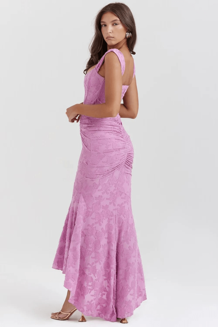 Floral Long Sleeve Maxi Dress for Women