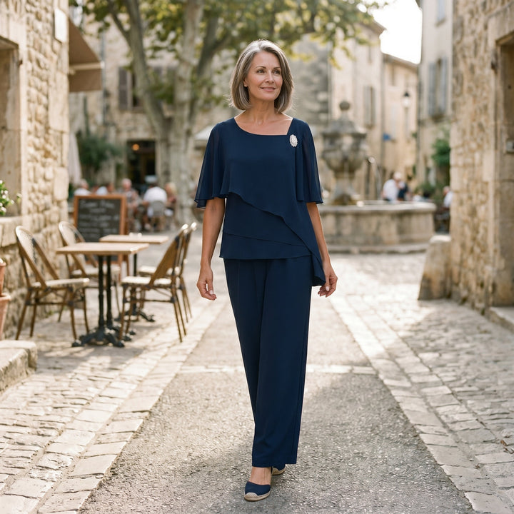 Elegant Navy Blue Women&