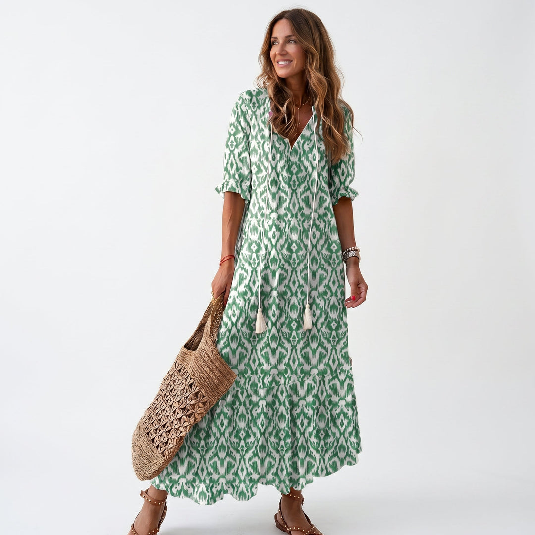 Boho Vintage Womens Summer Dress