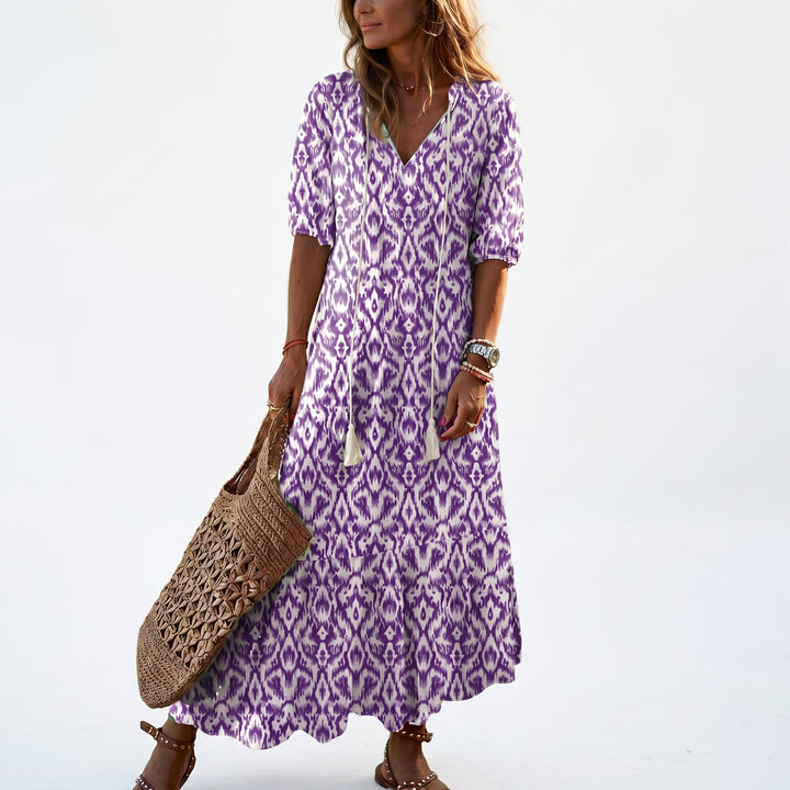Boho Vintage Womens Summer Dress