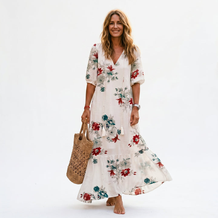 Boho Vintage Womens Summer Dress