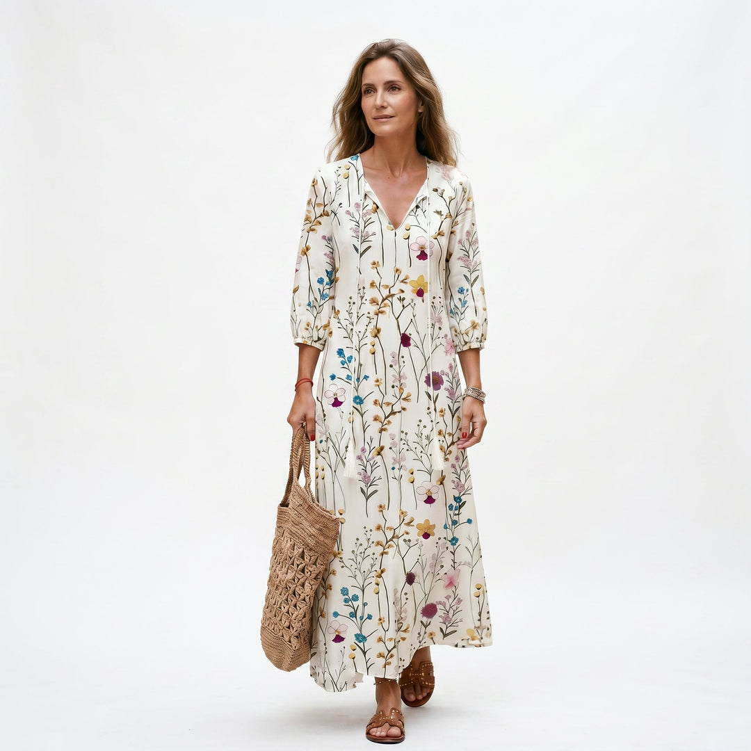 Boho Vintage Womens Summer Dress